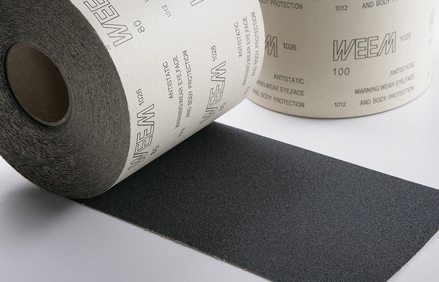 50 Yards Floor Sanding Abrasive Cloth Rolls / Cloth Backed Sandpaper Roll P24-P100 Grit